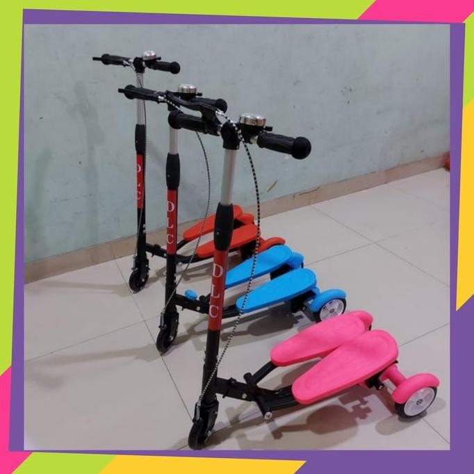 Skuter Anak Injak Dual Pedal / Skuter Scooter Genjot Otoped Anak