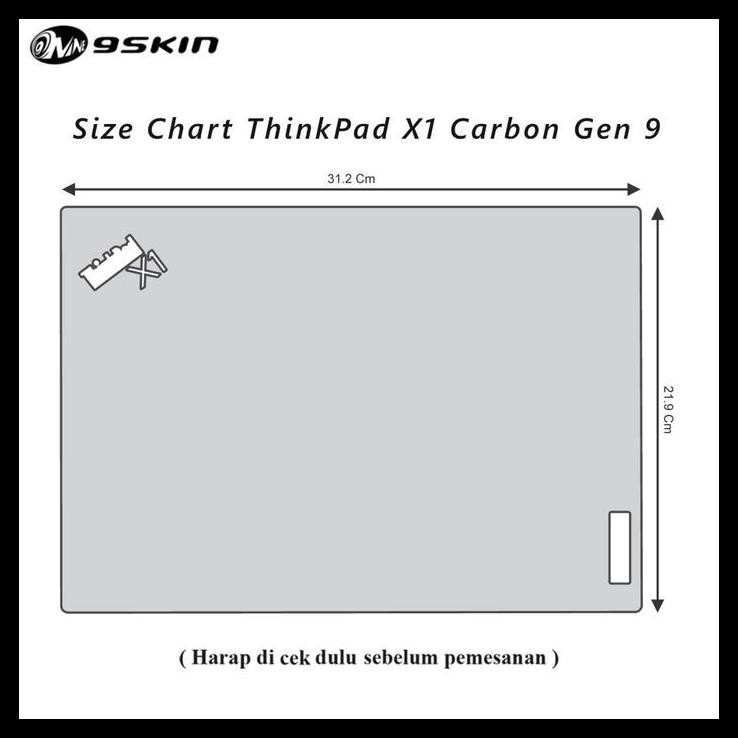 GRATIS ONGKIR GARSKIN LENOVO THINKPAD X1 CARBON GEN 9 3M RED CARBON FRONT 