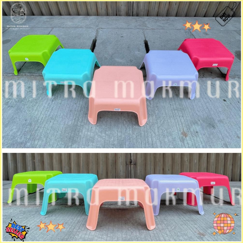 Green Leaf 1202 - Meja Ngaji / Kursi Plastik / Bangku Jongkok / Bangku Murah / Meja Ngaji Ready