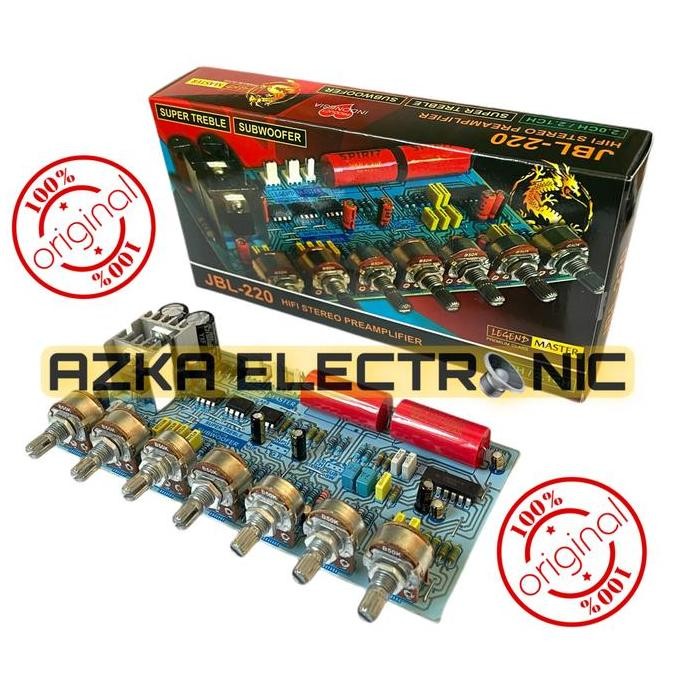 KIT TONE CONTROL JBL220 STEREO PLUS SUBWOOFER 2.0 2.1 CHANNEL ORIGINAL DAN TERPERCAYA