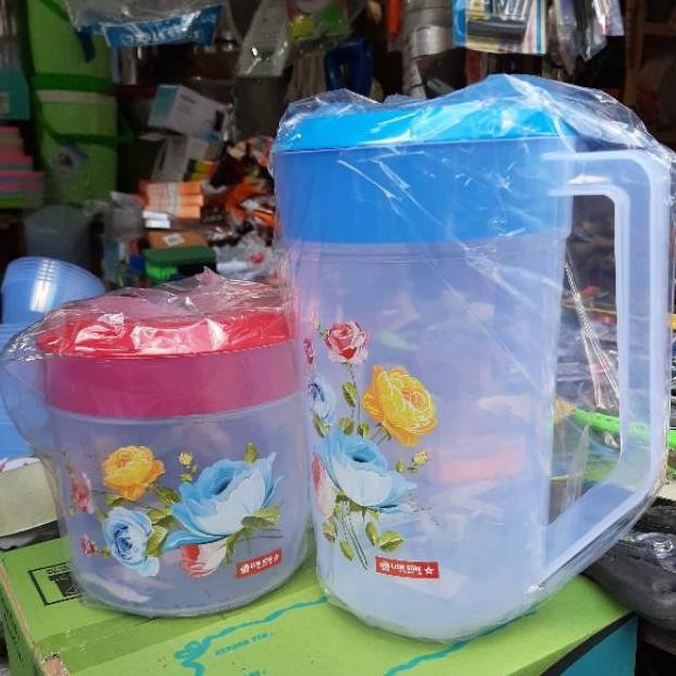 Lion Star - Teko Air Minum Plastik 1.5 - 2.1 - 4.1 Liter Tempat Air Minum Plastik Wadah Air Ceret Vi