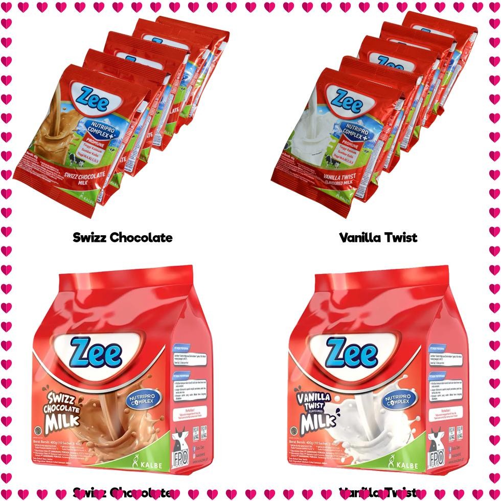 

Terlaris Susu Zee Sachet 38Gr Isi 10 Pcs / Zee Renceng /Zee Renteng Y-76