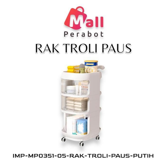 Lemari Serbaguna Lipat Baby Stuff Rak Troli Paus Susun Ruang Tamu Roda Original Dan Terpercaya
