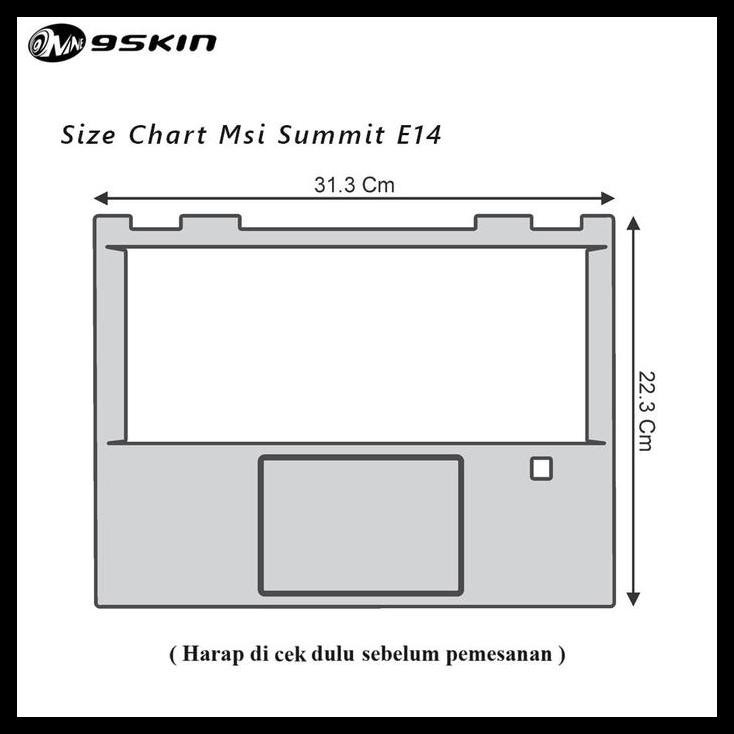HOT DEAL SKIN PROTECTOR MSI SUMMIT E14 MATTE GUARD 