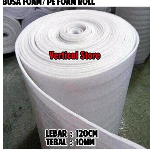 Pe Underlayer Foam / Busa Foam Roll Lebar 120Cm Tebal 10Mm