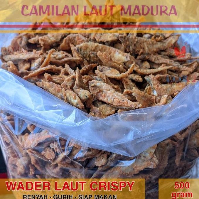 

Ikan Wader Crispy Gurih Renyah Siap Makan 500 gram Asli Alami Camilan Laut Madura Teman Santai Cocok Buat Oleh Oleh Khas Snacks Food Makanan Asin Cemilan Keripik Masakan Pedas