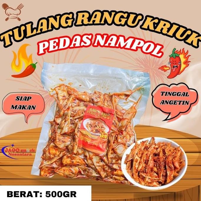 

PAKET WAREG 500gr Rangu Kriuk Chili Oil Isi Banyak Puas Ayam Mantap Pedas Nagih Food Frozen Makanan Meat Instan Masakan Usaha Cup JS