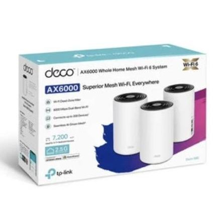 

TP Link Deco X80 - AX6000 Dual-Band Mesh WiFi 6 System Router