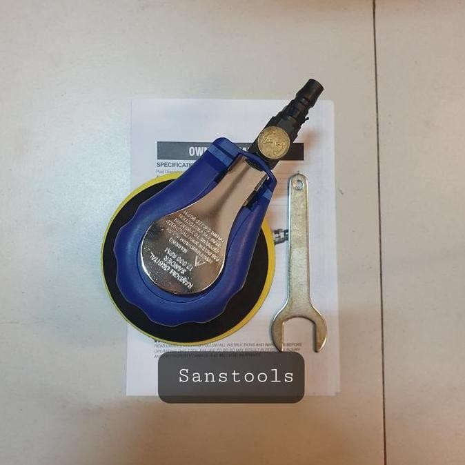 Air Palm Orbital Sander 5" Pneumatic Polisher / Mesin Amplas Angin 5In