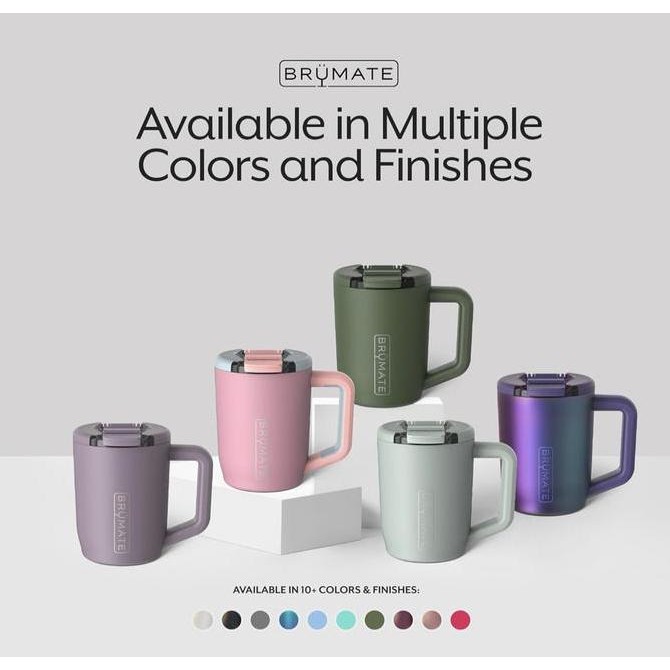 

BruMate Muv - 15oz 100% Leak Proof Insulated Coffee Mug with Handle & Lid - Stainless Steel Coffee Travel Mug