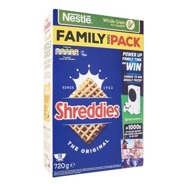 

Nestle Original Shreddies Cereal 720g Original