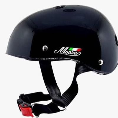 Sale Helm Sepeda Monsa Hitam Metalik Black Glossy Brompton Polygon United