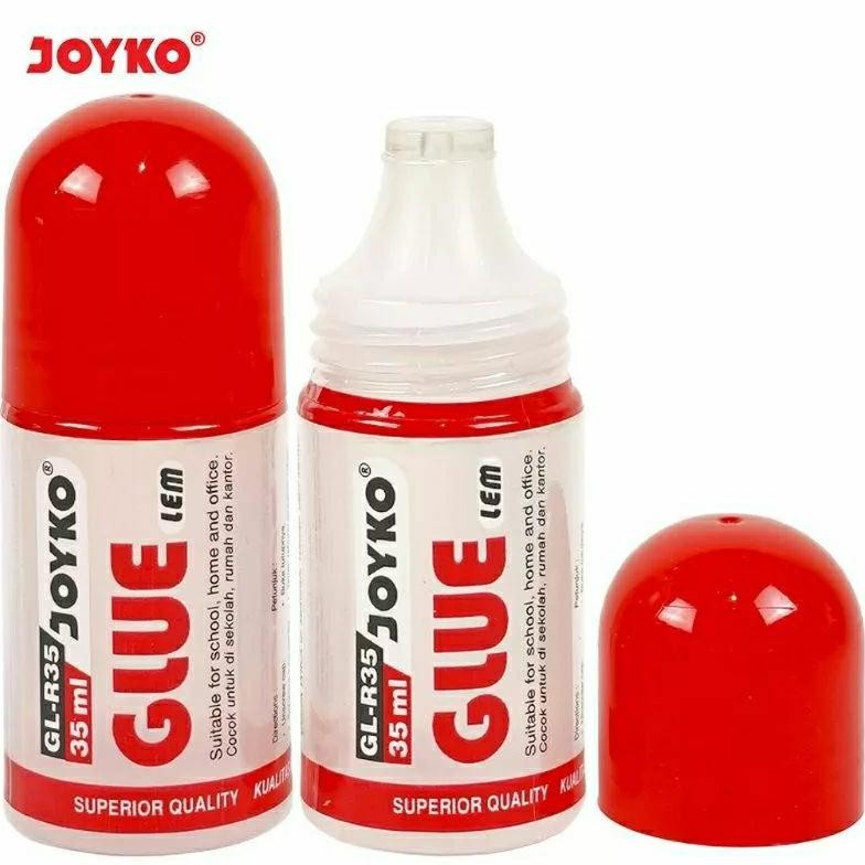 

( 12 buah ) Lem Cair Perekat Kertas Liquid Glue Joyko GL - R35 ( 35 ml )