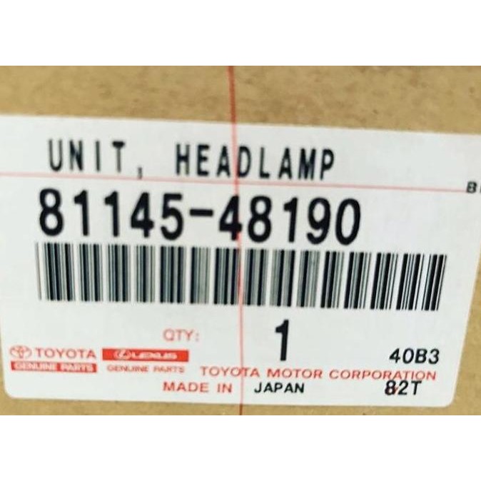 Headlamp Harrier 2004-2012