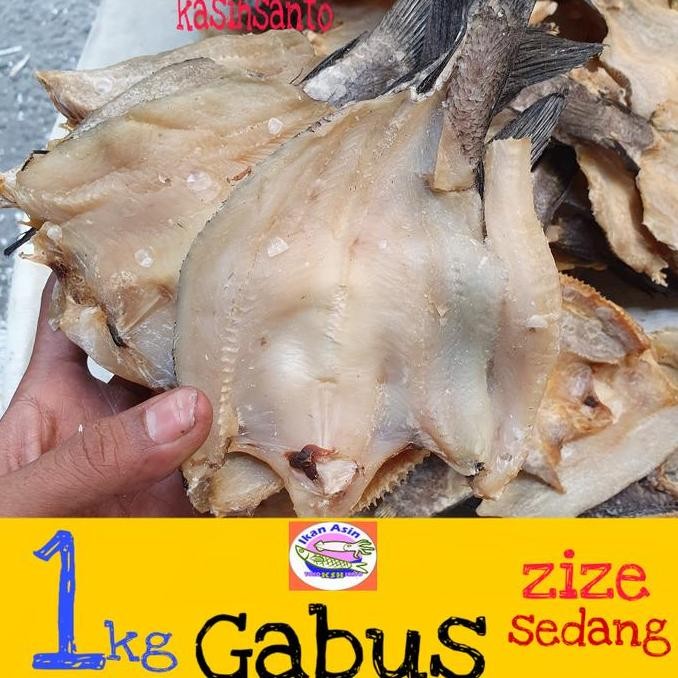 

ikan asin gabus 1kg