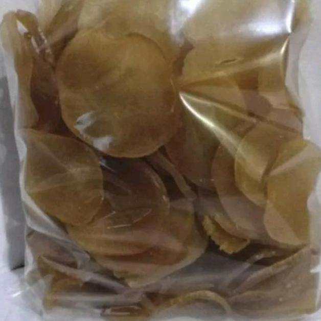 

Kerupuk Puli/Rambak Bawang Mentah Cemilan Snack Food Makanan