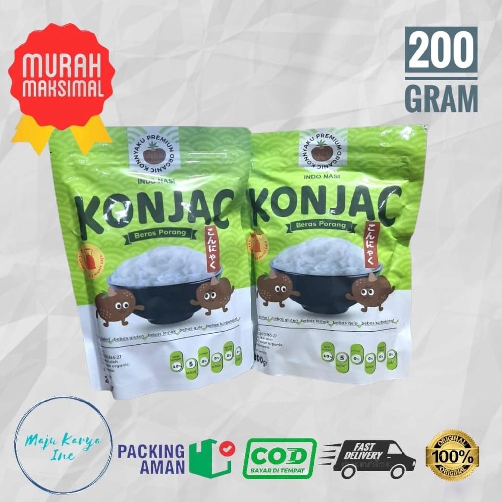 

Bisa Cod Konjac Rice Beras Porang Shirataki Instan 200 Gr 200Gr Gr-8