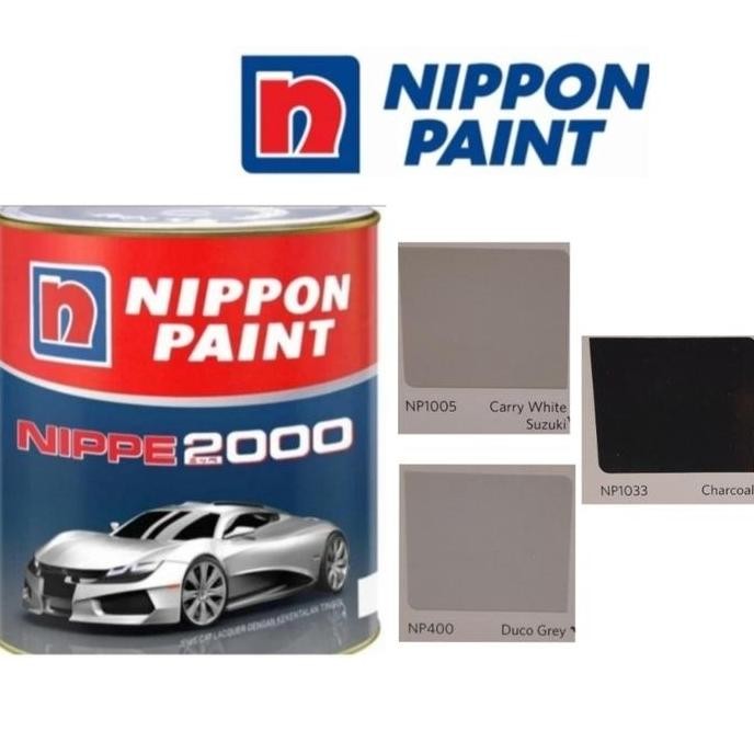

NEW Nippe 2000 Duco Grey NP400 Nippe Duco Grey NP400 Abu Duko 1Ltr Nippon Paint