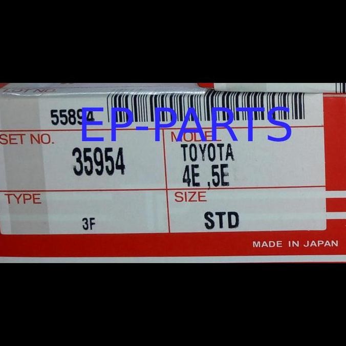 Ring piston Toyota Starlet 4EFTE 4E 5E EP82