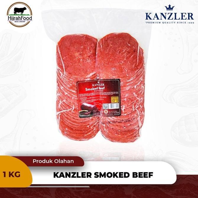 

Kanzler Smoked Beef Ham Slice Round | Daging Sapi Asap Bulat (1 Kg)