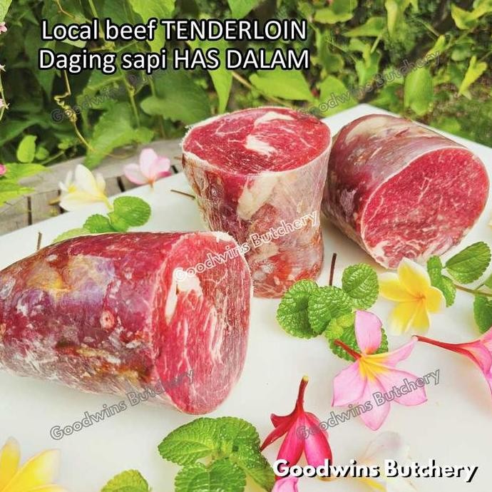 

Beef Tenderloin Local Premium Wellington Small Roast Cuts | Daging Sapi Has Dalam Eye Fillet Mignon Frozen