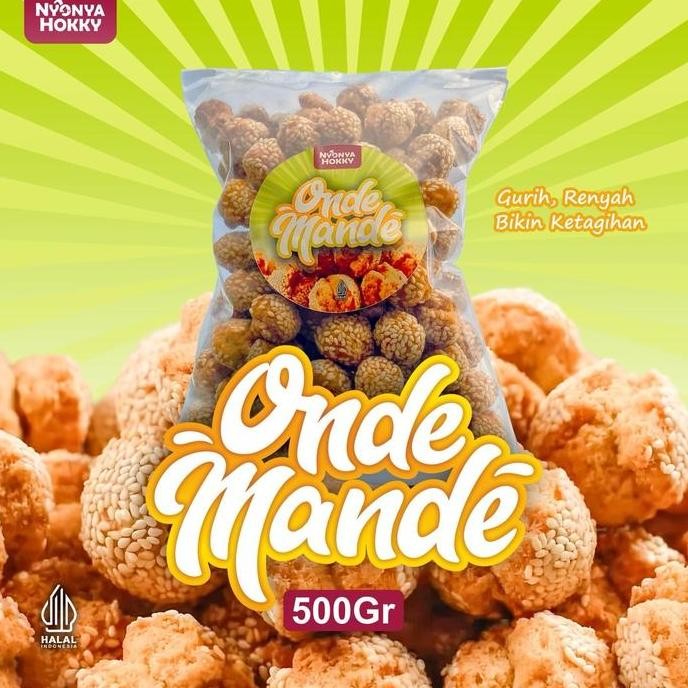 

Onde-Onde Manis Gurih 500Gr - Renyah Di Luar, Empuk Di Dalam - Snack, Food Makanan Cemilan
