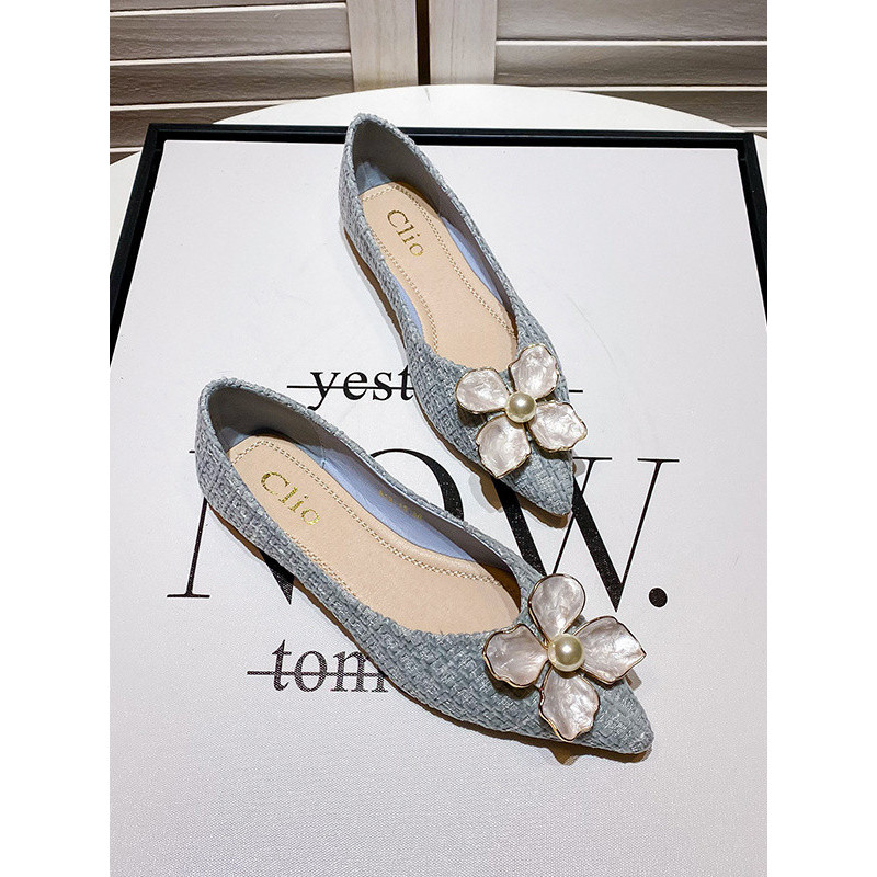 

Sepatu wanita hak wedges slip-on karet PU sol lembut nyaman/sandal datar wanita/sepatu datar/sepatu wanita untuk perjalanan bisnis