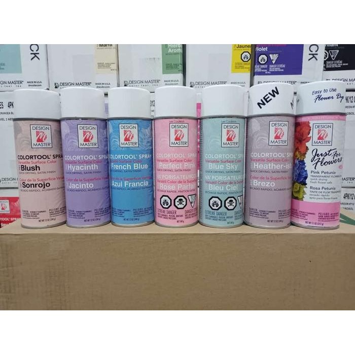 Design Master Spray Pastel Cat Semprot Bunga Pilox Bunga Florist Ready Original Dan Terpercaya