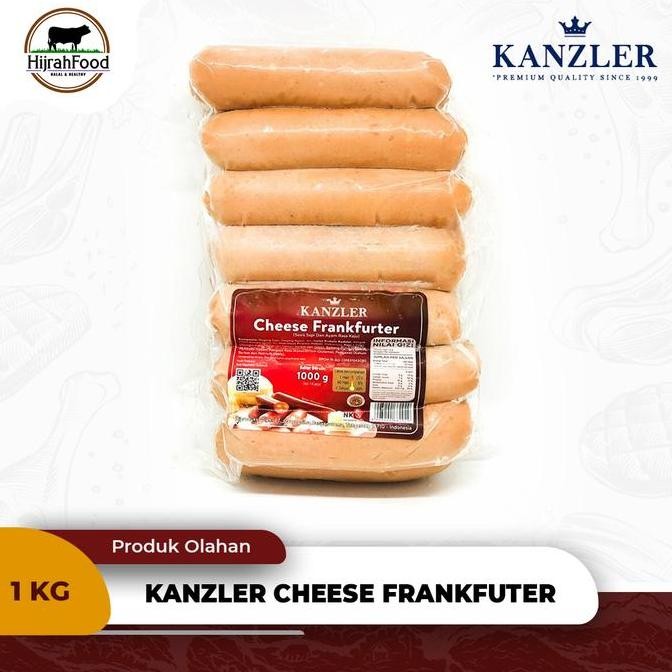 

Kanzler Cheese Frankfurter Sausage | Sosis Sapi Isi Keju (1 Kg)