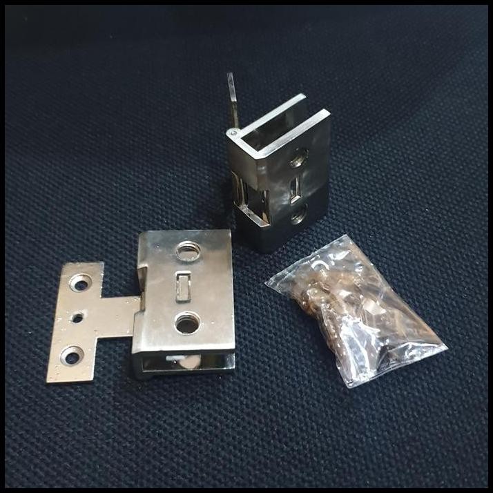 Engsel kaca lemari 8mm tebal