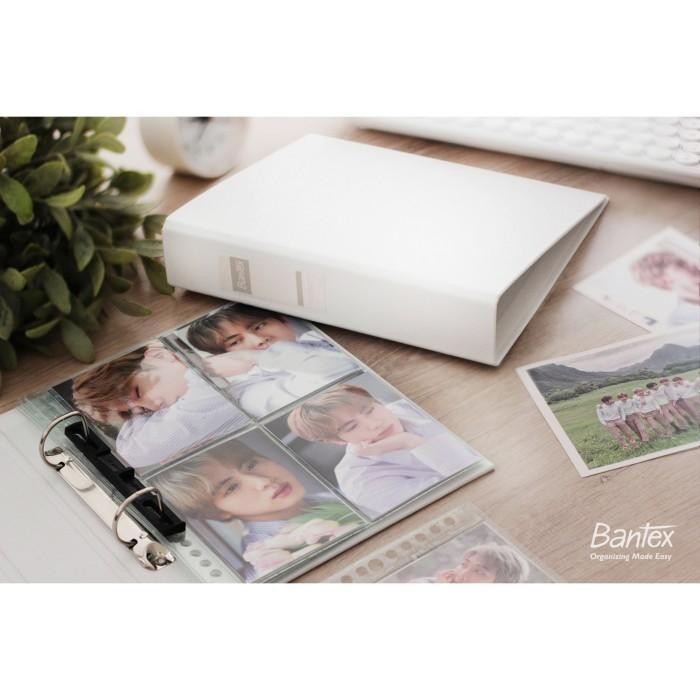 

Bantex Photocard Album A5 2 Ring Binder Tropica Color White- 8221P07+P