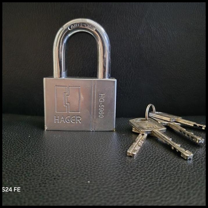 Gembok padlock Hager anti potong anti cairan premium quality