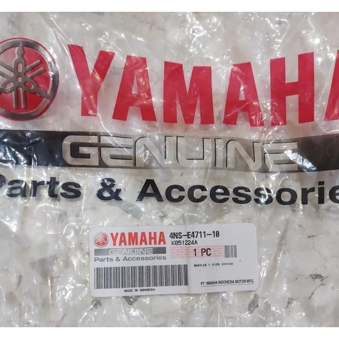 Knalpot / Muffler F1Zr Chrome - Original Yamaha