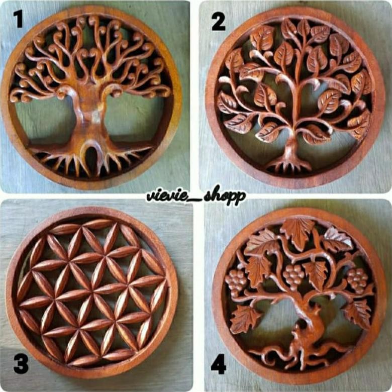 Hiasan Dinding/ Hiasan Gantung/ Hiasan Kayu Ukir Bali