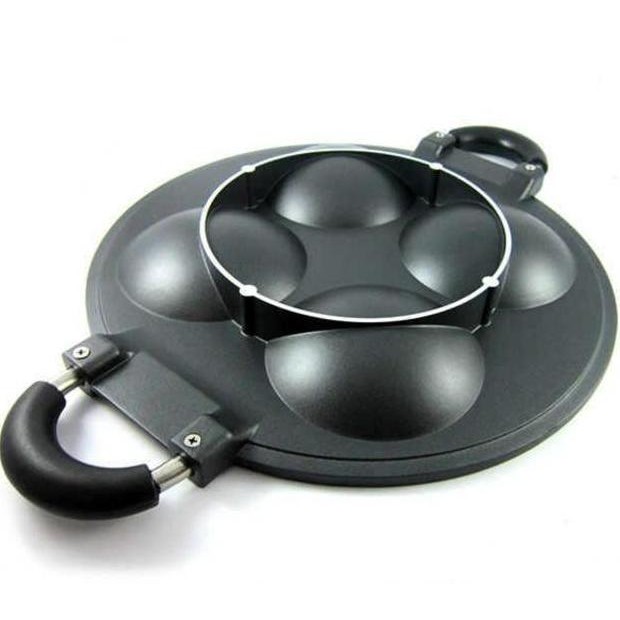 Cetakan Kue Serabi Apem Apem Selong Lubang 4 teflon- Serabi Solo