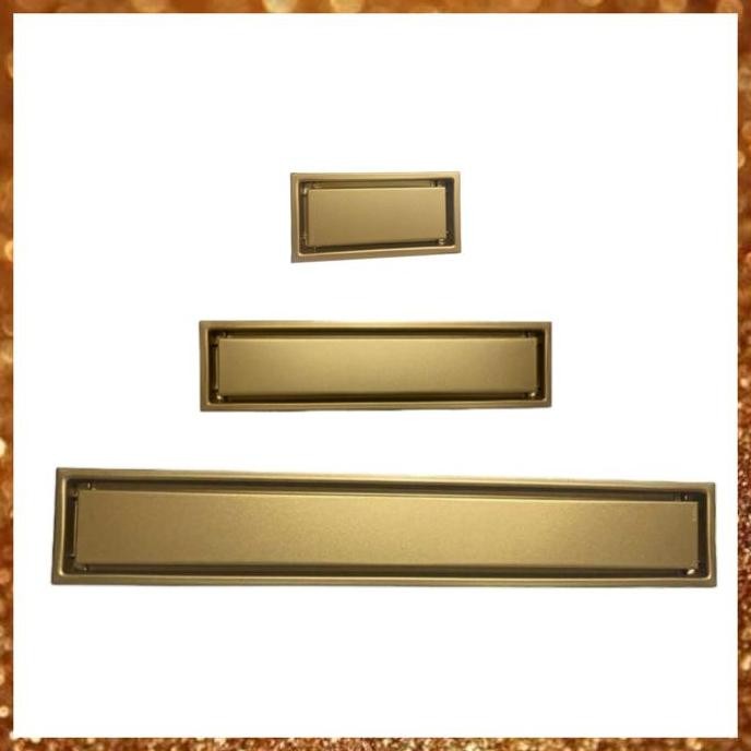 Smart Floor Drain Insert Tile Gold Saringan Kamar Mandi Isi Keramik
