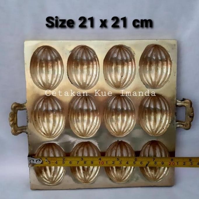 Cetakan Bolu Jadul Klemben Kuningan Kue Kitchenware