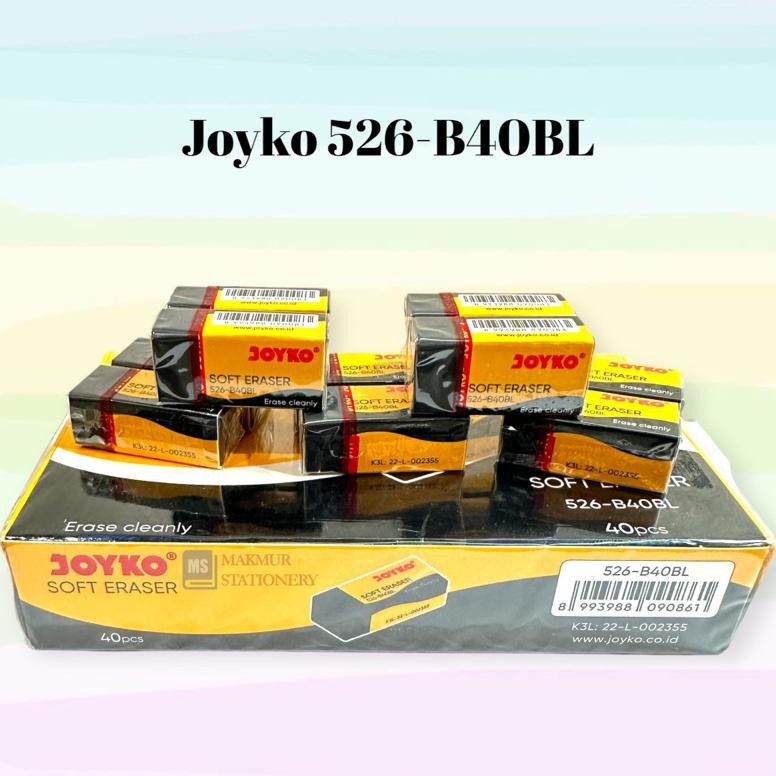 

Penghapus Joyko Kecil 526 B40BL & 526 B40P (Pak 40 Pcs) DiM