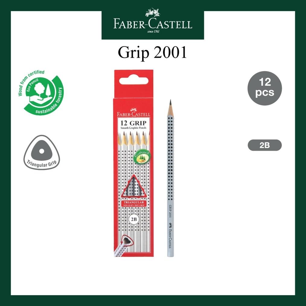 

Pensil Faber Castell 2B Grip 2001 Untuk Menulis Menggambar ataupun Ujian Per Box DiM