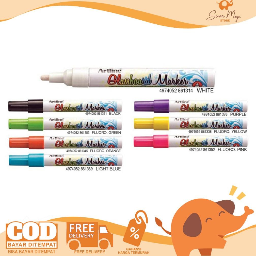 

Artline Spidol Glassboard Marker EPG-4 / Spidol Glassboard Papan Kaca DiM