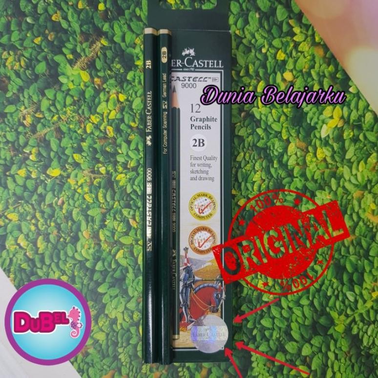 

Pensil Ujian Faber Castell 2B Original 1 Pak isi 12pc DiM