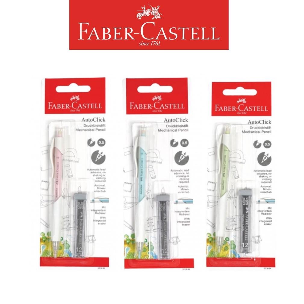 

Pensil Mekanik Faber Castell Auto Click 0,5 mm Mechanical Pencil Free Refill dengan Barrel Grip & Penghapus 533894 - Set- SHSNP DiM