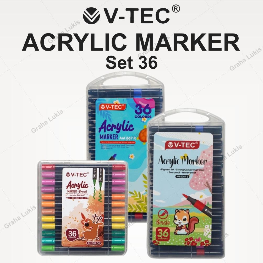 

V-TEC MARKER ACRYLIC SET 36 DiM
