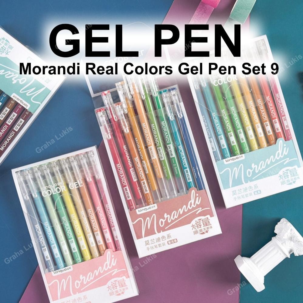 

Languo Real Colors Gel Pen Set 9 DiM