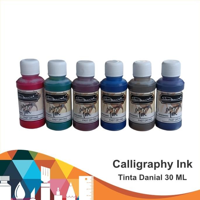 

Tinta Danial 30ml / Danial Calligraphy Ink / Tinta Kaligrafi / Calligraphy Ink / Tinta Danial DiM