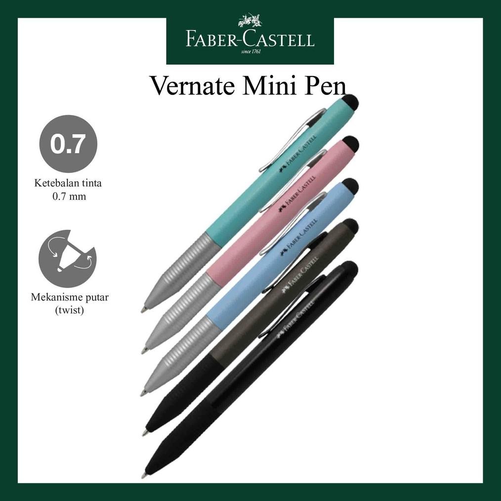 

Pulpen Faber Castell Mini Vernate II / Stylus Untuk Smartphone / Ukuran 0.7 MM DiM