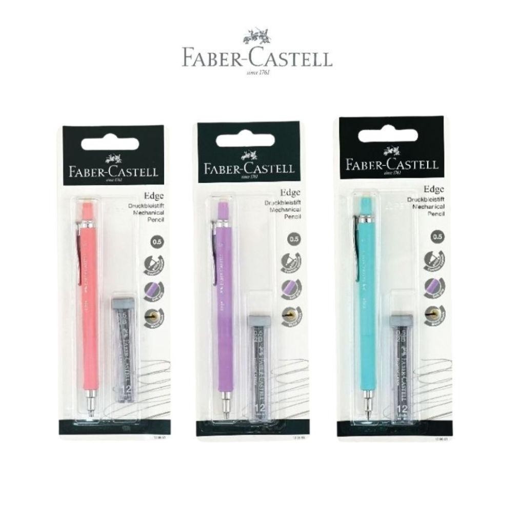 

Pensil Mekanik Faber Castell Edge Pastel 139693 Mechanical Pencil Free Refill dengan Barrel Grip & Penghapus Tip 0,5 mm- Set- SHSNP DiM