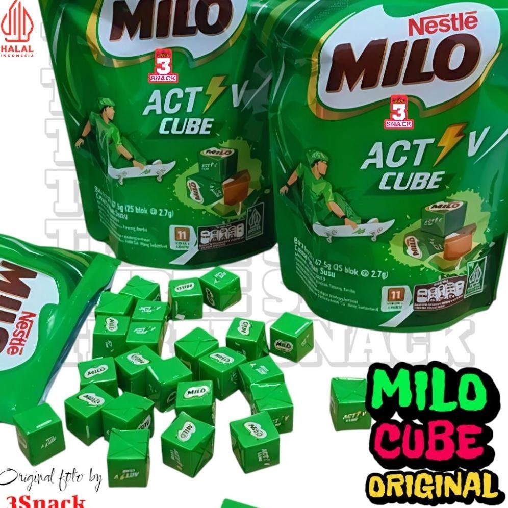 

1 Pak Milo Cube | Milo Active Cube Original Isi 25 Blok