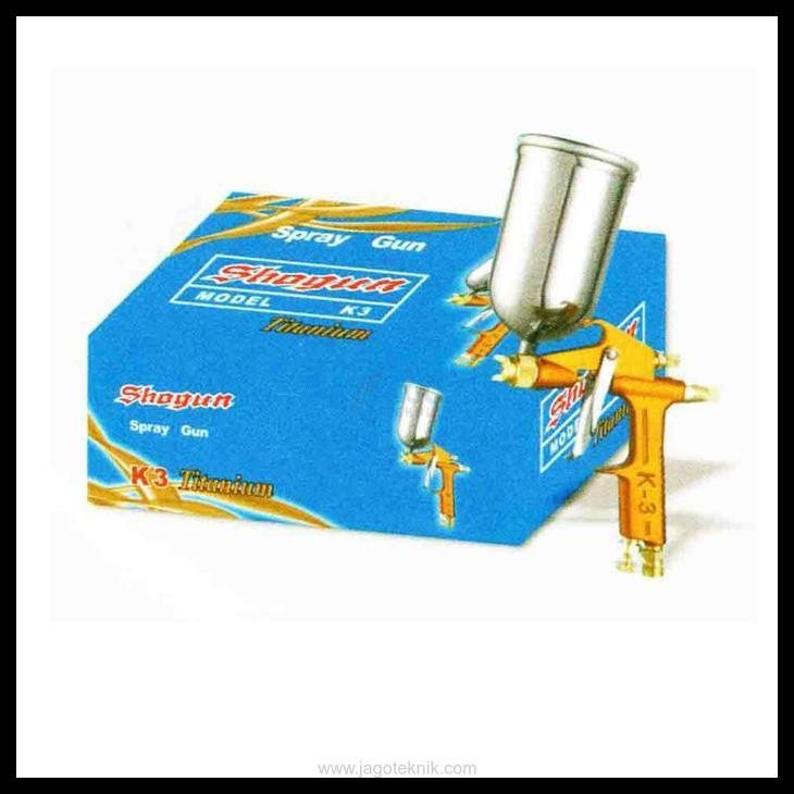GRATIS ONGKIR SPRAY GUN TABUNG ATAS K3 SHOGUN / SPRAY GUN SHOGUN K 3 