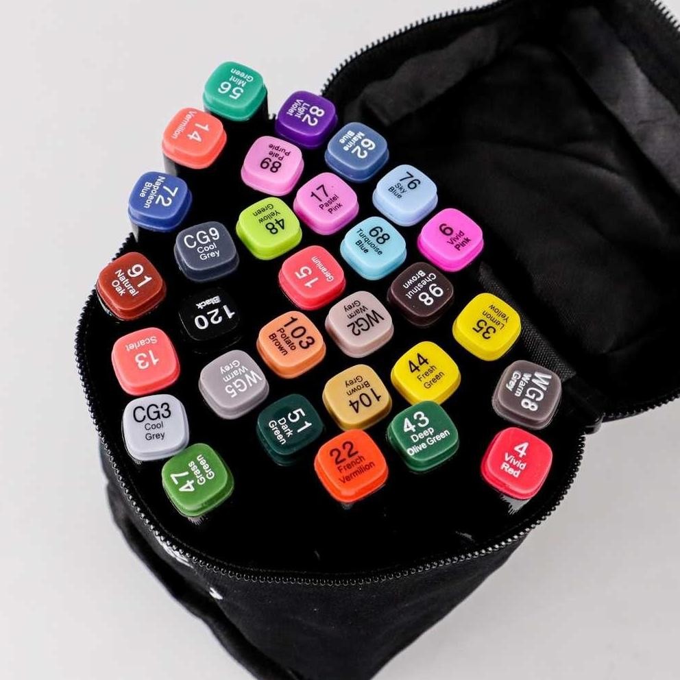 

Spidol Dual Side Fine Art Marker 30 Color - 1 mm (Fine Nib) And 6 mm (Broad Nib) DiM
